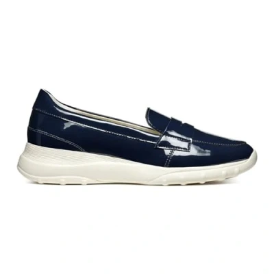 Abbildung von Geox Mädchen D Alleniee Loafer, Navy, 39 EU