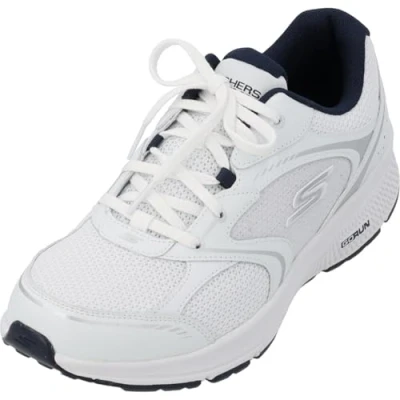 Abbildung von Skechers 220371 Wnv, Herren Sneaker, weißes und marineblaues Ledertextil, 40 EU