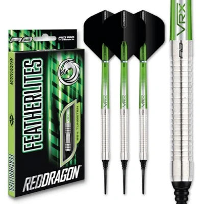 Abbildung von RED DRAGON Featherlite 15g Weiche Spitze mit Dart Flüge und Schäften