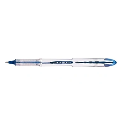 Abbildung von Uni ball 707547000 UB 200 Visionlite Medium Kugelschreiber, Super Tinte, fälschungssicher, 0.8 mm Kugel, 1 Stück blau