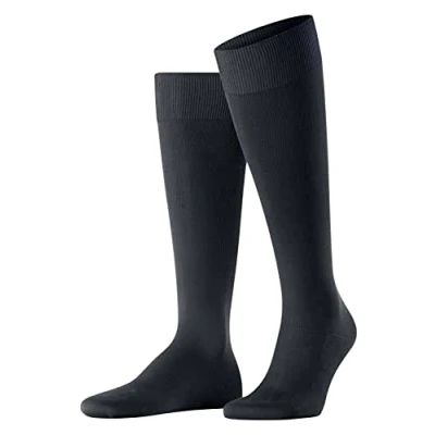 Abbildung von Falke Energizing Cotton Kneehigh Compression Kniestrümpfe Dark navy, Herren, Größe: 45/46, navy