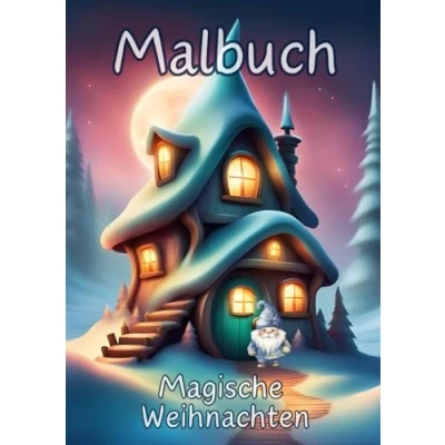 Abbildung von Magische Weihnachten Malbuch: Wichtel und Weihnachtsmalbuch für Kinder ab 6 Jahren