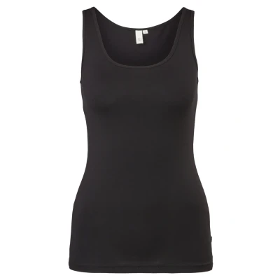 Abbildung von QS Unicolor Top, Damen, Größe: XL, Black