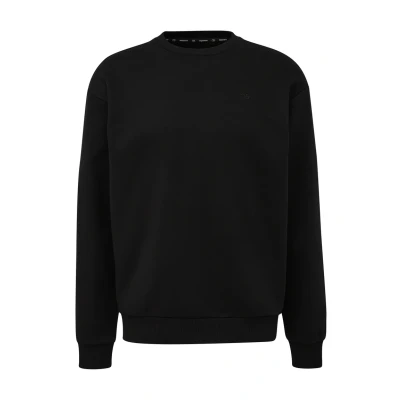 Abbildung von QS Sweatshirt mit Logo Stickerei schwarz M
