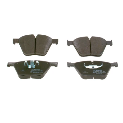 Abbildung von BOSCH 0 986 424 920 Bremsbelagsatz Low Metallic mit Anti Quietsch Blech, Montageanleitung
