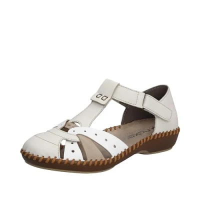 Abbildung von Rieker Damen M1655 Barfußschuh, Beige, 42 EU