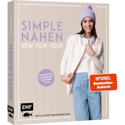 Abbildung von simple NÄHEN Sew for you! Praktische Alltagsmode in Größe 3450: Stylische Kleidung aus Webware, Baumwollstoffen, Musselin und Co. Mit 6 Schnittmusterbogen