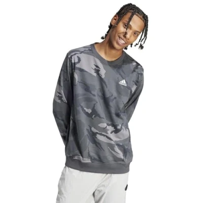 Abbildung von adidas Herren Seasonal Essentials Camouflage Sweatshirt, DGH solid Grey, M