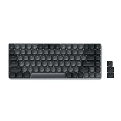 Abbildung von SATECHI SM1 75% mechanische Tastatur, LED Hintergrundbeleuchtung Bluetooth 84 Tasten kompakte drahtlose Gaming Tastatur für Mac und Windows QWERTY US English Layout