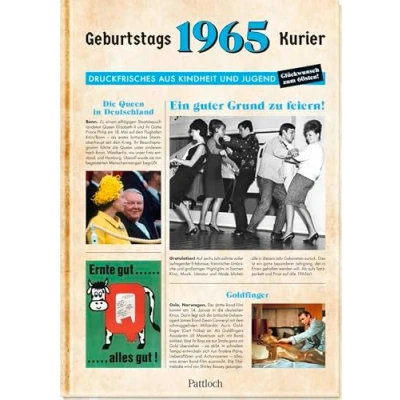 Abbildung von 1965 Geburtstagskurier: Druckfrisches aus Kindheit und Jugend Zum 60. Geburtstag (Geburtstags Zeitung)