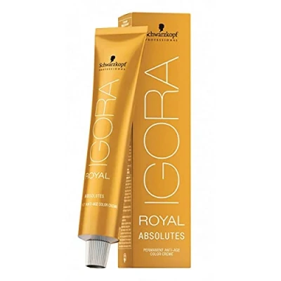 Abbildung von Schwarzkopf IGORA Royal Absolutes Permanent Anti Age Color Creme 7 450 mittelblond beige gold, 1er Pack (1 x 60 ml)
