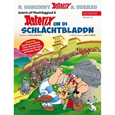 Abbildung von Asterix Mundart Meefränggisch V: un di Schlåchtbladdn