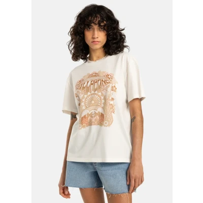 Abbildung von Billabong Tshirt print, Damen, Größe: Small, Beige
