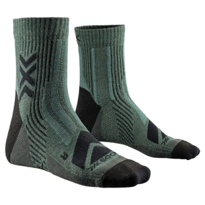 Abbildung von X Socks Hike Perform Merino Ankle Wandersocke Grün Mann Grösse 42 44