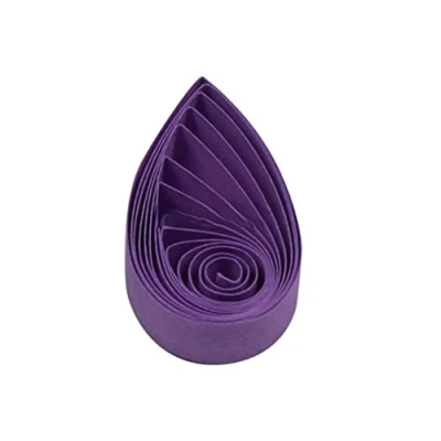 Abbildung von ODETOJOY Quilling Papierstreifen Streifen 10mm Lila Papier Rollen Craft 120 Stück
