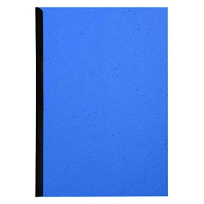 Abbildung von Exacompta 2781C 100er Pack Einbanddeckel DIN A4 für Bindesysteme Forever aus Recycling Karton blau. Geeignet zur Verwendung mit Serodo Bindern, Kunststoffringen, Metallringen und mehr