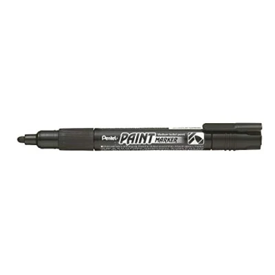 Abbildung von Pentel MMP20 AO Permanent Marker 2,0 mm Rundspitze Lackmarker, 1 Stück, schwarz