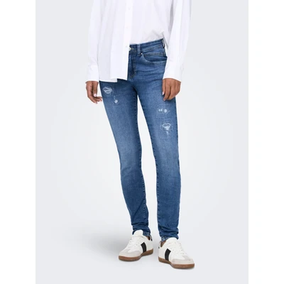 Abbildung von ONLY Skinny fit Jeans »ONLRUSH MID WAIST SK REP DNM MAS«