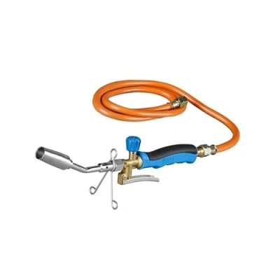 Abbildung von CFH Turbo Handlötgerät GT 2000 Lötbrenner, Leistungsstarkes Lötgerät zum Hart und Weichlöten, Gas Lötkolben mit Gasschlauch 1,5 m 3/8“, Arbeitstemperatur von ca. 800 C