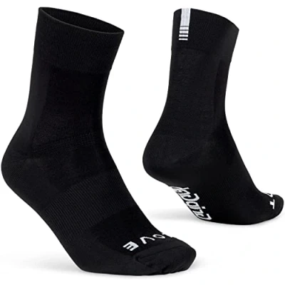 Abbildung von GripGrab Lightweight SL Performance Sommer Radsport Socken 1er und 3er Pack Eyecatching 2 Längen Radsocken Lang Kurz
