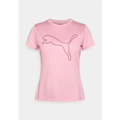 Abbildung von PUMA Trainingsshirt »W TAD ESSENTIAL HEATHER LOGO TEE«