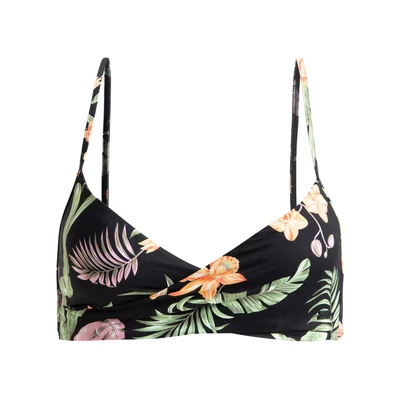 Abbildung von Roxy Classics WRAP Bikinitop, Damen, Größe: XXL, Anthracite island escape