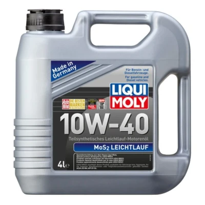 Abbildung von Liqui Moly МoS2 Leichtlauf 10W 40 4l Motoröl 6948 BMW: 3 Saloon, X3, AUDI: A4 B5 Avant, MITSUBISHI: Lancer 4