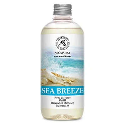 Abbildung von Raumduft Nachfüllflasche Meeresbrise 500ml Raumbeduftung Mittel Frischer und Langanhaltender Duft Refill Diffuser Sea breeze Lufterfrischer für Zuhause Boutique Aromatherapie