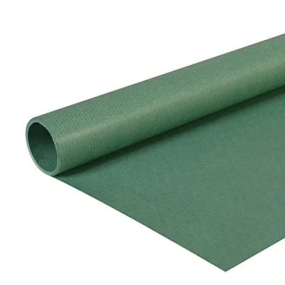 Abbildung von Clairefontaine 195755C Rolle (färbiges Kraftpapier, 10 x 0,7 m, 65 g, PEFC, ideal für Ihre Bastelprojekte) 1 Stück dunkelgrün
