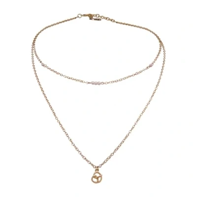 Abbildung von Alpenflüstern Trachten Metallhalskette Breze zweireihig Damen Trachtenschmuck Dirndlkette (gold farben) DHK335