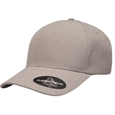 Abbildung von Flexfit Unisex Delta Seamless Carbon Cap Verschluss, Melange Silber, L XL
