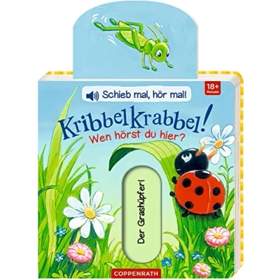 Abbildung von Kribbelkrabbel! Wen hörst du hier?: Schieb mal, hör mal!