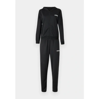 Abbildung von adidas Sportswear Essentials Linear SET Trainingsanzug, Damen, Größe: Small, Black
