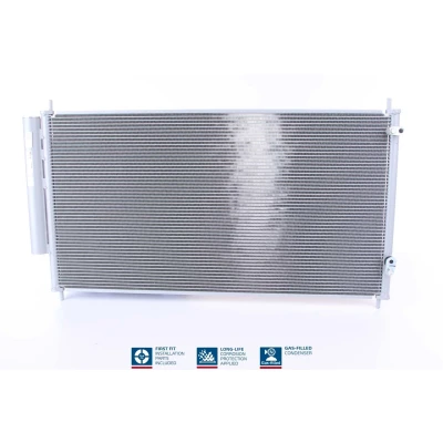 Abbildung von NISSENS 941188 Klimakondensator mit Trockner Aluminium 705 R 134a HONDA: CIVIC 9, 9 Tourer