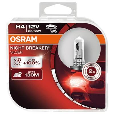 Abbildung von OSRAM 64193NBS HCB Glühlampe, Fernscheinwerfer H4 12V 60/55W Halogen VOLKSWAGEN: Sharan I, CADDY 4 Kombi, Passat B5 Estate, AUDI: A3 Hatchback