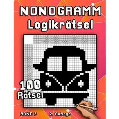 Abbildung von Nonogramm Logikrätsel: Knifflige Hanjie Rätselsammlung mit Bilderrätseln aus Japan Denksport und Gehirntraining für Jung Alt (Logik Puzzles, Band 8)