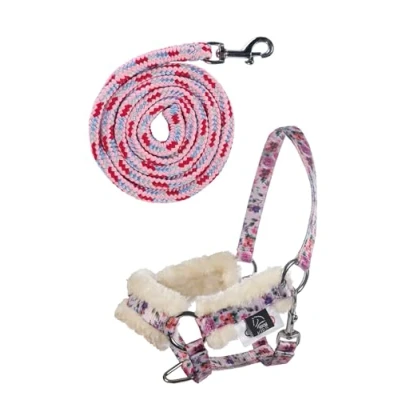 Abbildung von HKM Halfterset Hobby Horsing Print Blume