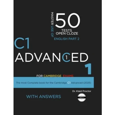 Abbildung von C1 ADVANCED Use of English (Open Cloze Part 2): 50 Practice Tests for the Cambridge exam
