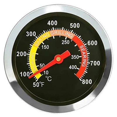 Abbildung von GFTIME 6CM Thermometer, Temperaturanzeige, Thermostat für Weber Kettle, Smoker, Kamado BBQ, Outback, Charbroil, Pit Boss ceramic Uniflame und andere Marken BBQ Thermometer
