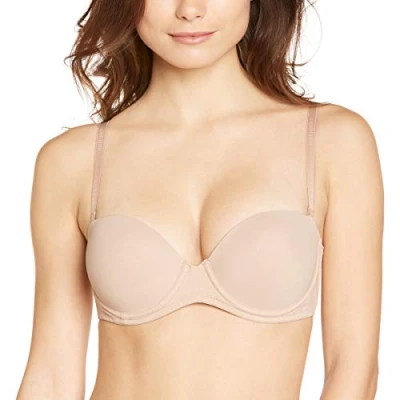 Abbildung von Calvin Klein Underwear Perfectly FIT trägerloser/variabler BH, Damen, Größe: 85B, Sanddune