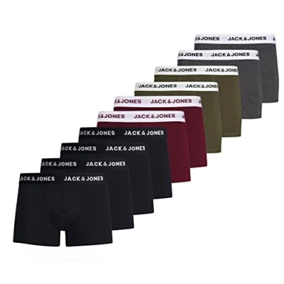 Abbildung von JACK &amp; JONES Herren JACSOLID Trunks 10 Pack, Navy Blazer/Opt A, XL