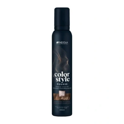 Abbildung von Indola Color Style Schaum 200 ml Medium Brown
