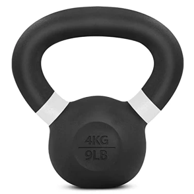 Abbildung von Yes4All QZHJ Pulverbeschichtetes Kettlebell aus Gusseisen, 4 kg