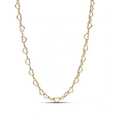 Abbildung von Pandora Moments Damen Kette Gold 363334C00 45