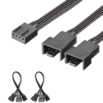 Abbildung von J&amp;D 2er Pack PWN 2 Fan Splitter Kabel 15cm