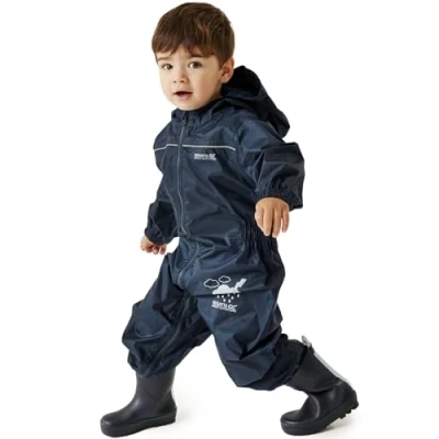 Abbildung von Regatta Unisex Kinder Puddle IV Overtrousers, Navy, 110