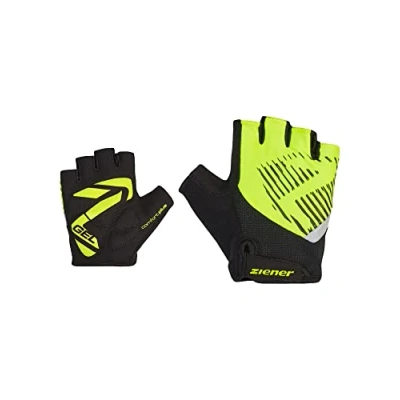 Abbildung von Ziener Kinder Cull Fahrrad /Mountainbike /Radsport Handschuhe Kurzfinger atmungsaktiv/dämpfend, Poison Yellow, XL