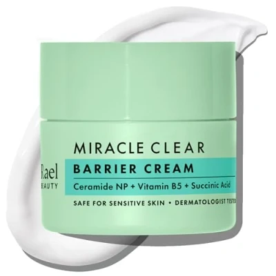 Abbildung von Rael Anti Pickel Gesichtscreme Feuchtigkeitscreme für fettige und zu Akne neigende Haut, leicht, mit Bernsteinsäure, Vitamin B5 (1,8 oz)