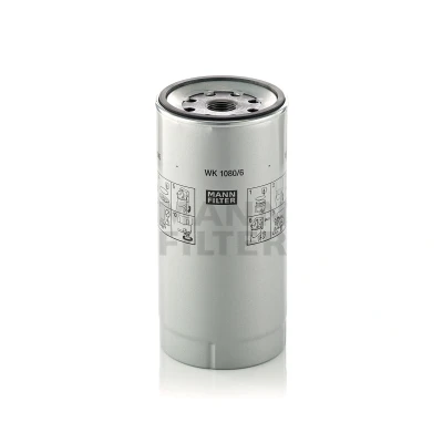 Abbildung von MANN FILTER WK 1080/6 x Kraftstofffilter mit Dichtung SCANIA: L,P,G,R,S series