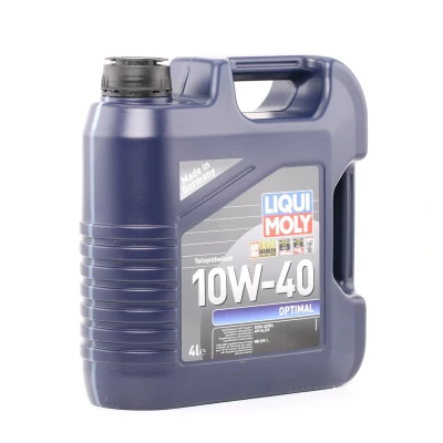 Abbildung von Liqui Moly Optimal 10W 40 4l Motoröl 3930 SUZUKI: SWIFT 3, SX4 II S Cross, 4, MERCEDES BENZ: E Class Saloon, C T modell